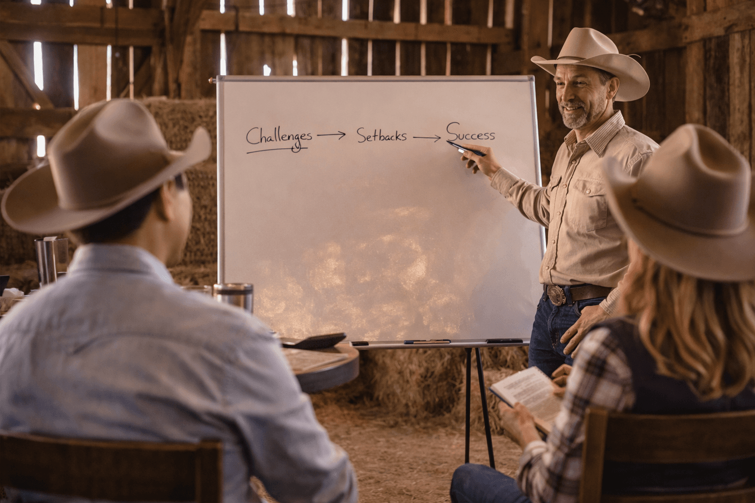 The Red Barn learning space at Snake River Ranch